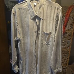 Van Heusen Beige Button-Up Shirt